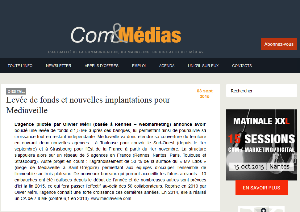 commedias_ouverture_agence_toulouse
