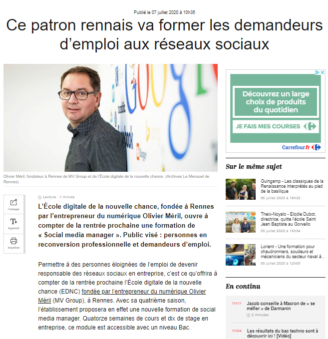 EDNC-Télégramme