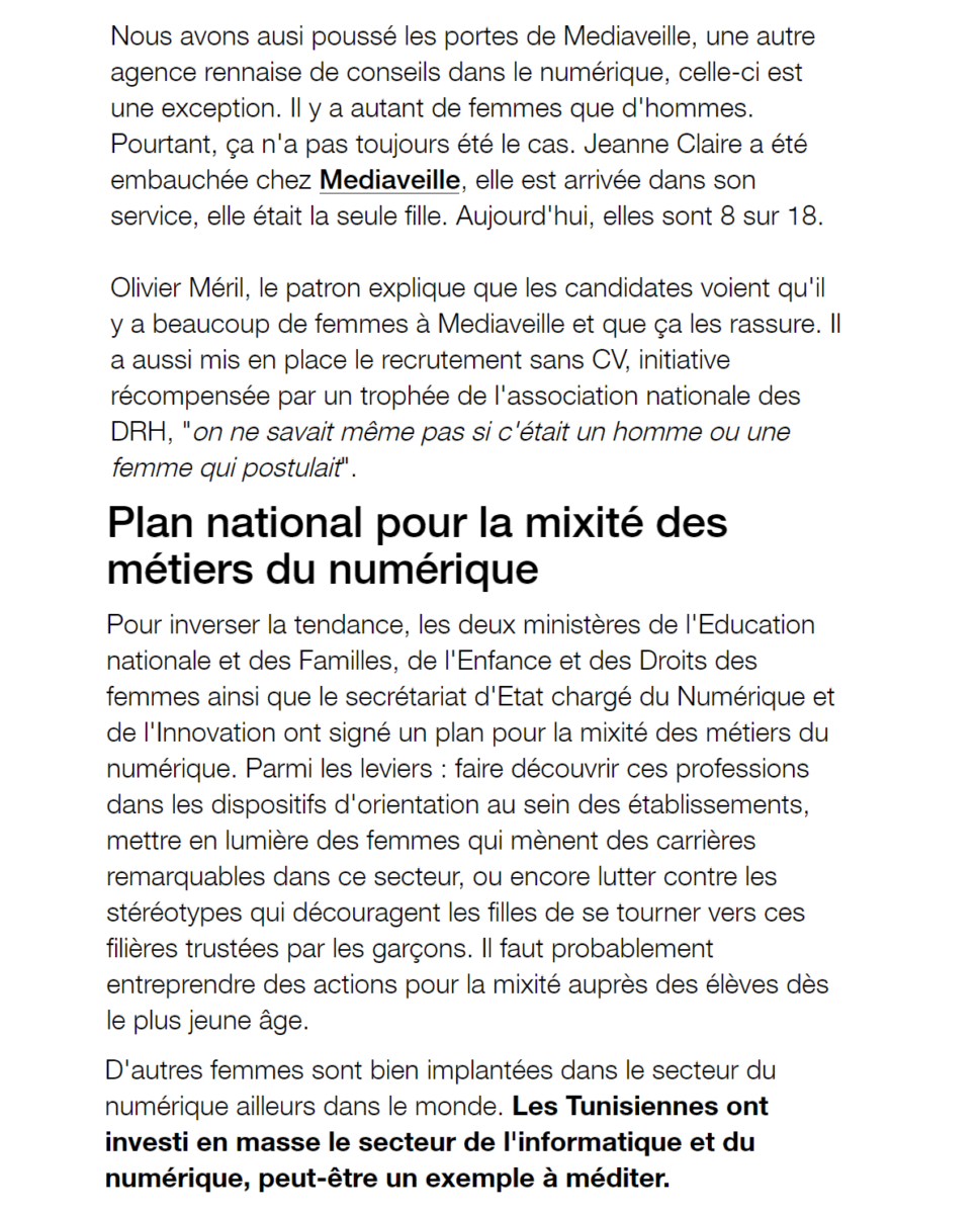 Reportage France 3 Bretagne -Les femmes dans le digital 1