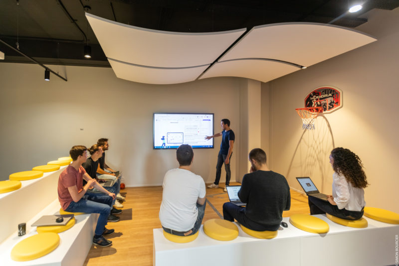 Digital Park travail en équipe présentation