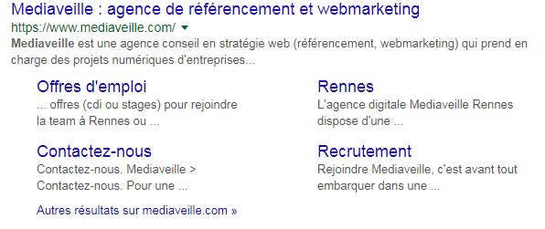 Sitelinks-definition